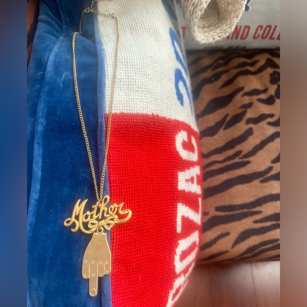 Vintage Kitsch Mother F er necklace